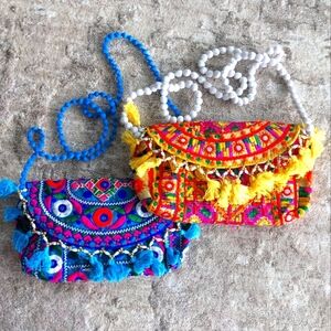 Vegan Boho Bag in Blue